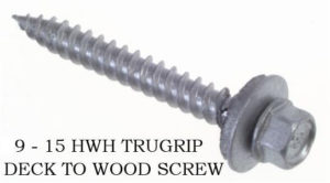 9 15 hwh trugrip deck to wood screws